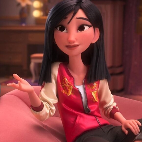 Disney Mulan Wreck it Ralph Breaks the Internet Red Jacket Small - Picture 4 of 4